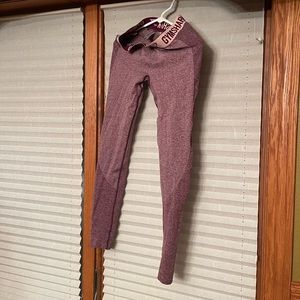 Gymshark flex low rise Ruby color